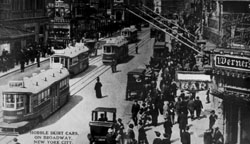 Bobble Skirt Trolleys on Broadway