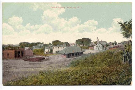 Pascoag Depot Postcard Reprint