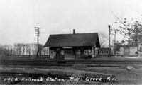 Scan of Hills Grove Railroad Depot, in Warwick, RI
