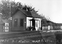 West Pontiac depot, West Warwick, Rhode Island