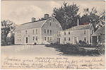 Front of postcard of the Wayside Inn, Sudbury, Massachusetts