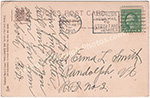 Halloween Postcard Reverse